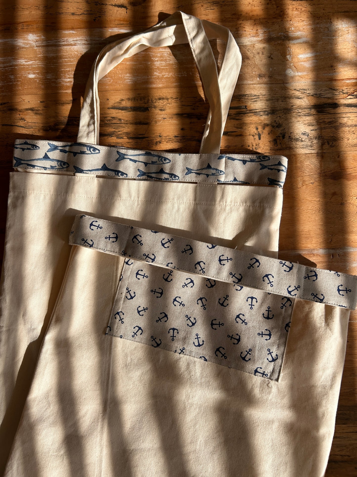 Anchored Tote - Ankers (voor klassieke totes)