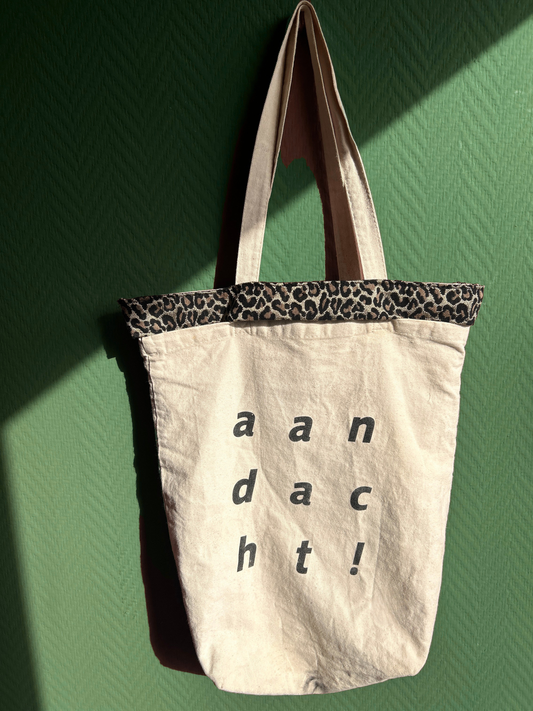 Tamed Tote - Panter (met platte bodem)