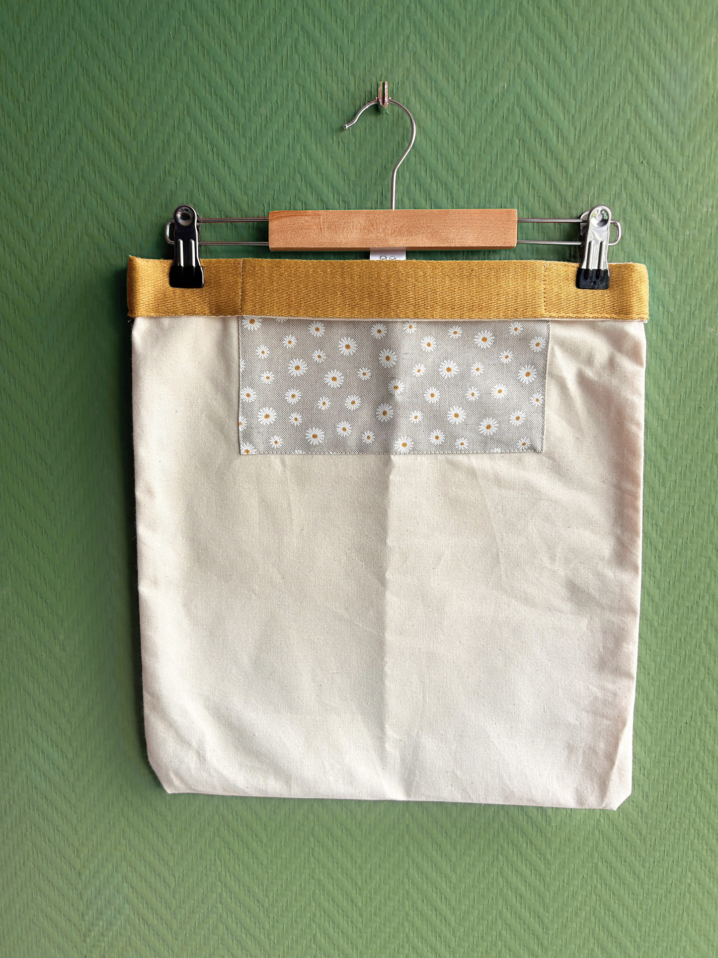 Serene Tote - Effen band geel | Madelief (voor klassieke tote)